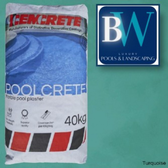 Cemcrete Pool Plaster - TURQUOISE 40KG