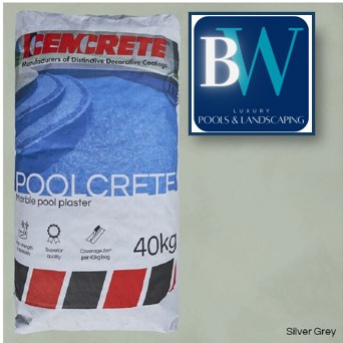 Cemcrete Pool Plaster - SILVER 40KG 